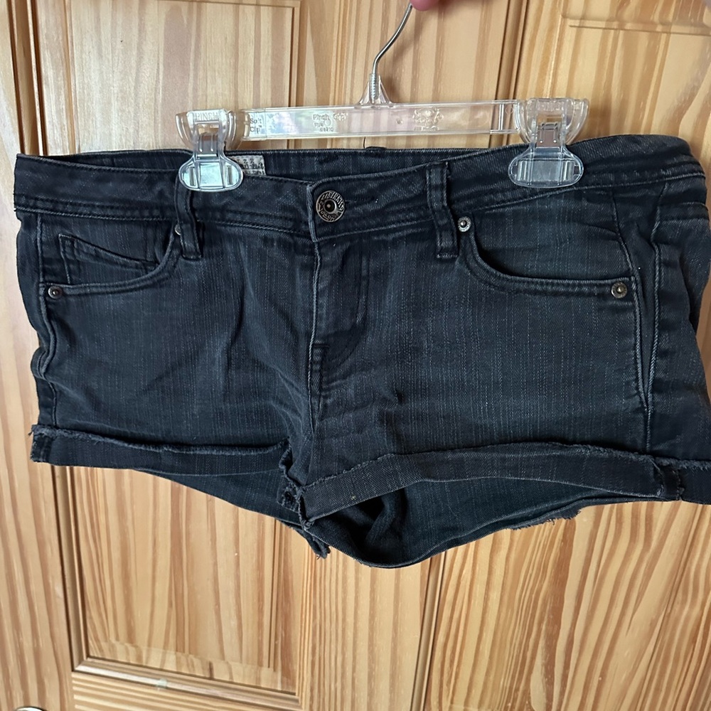 Faded black Volcom shorts